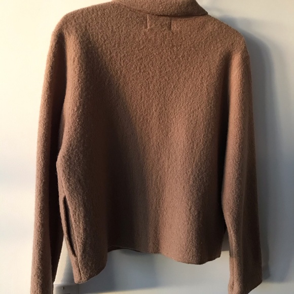 Vintage wool camel cardigan - Picture 7 of 9
